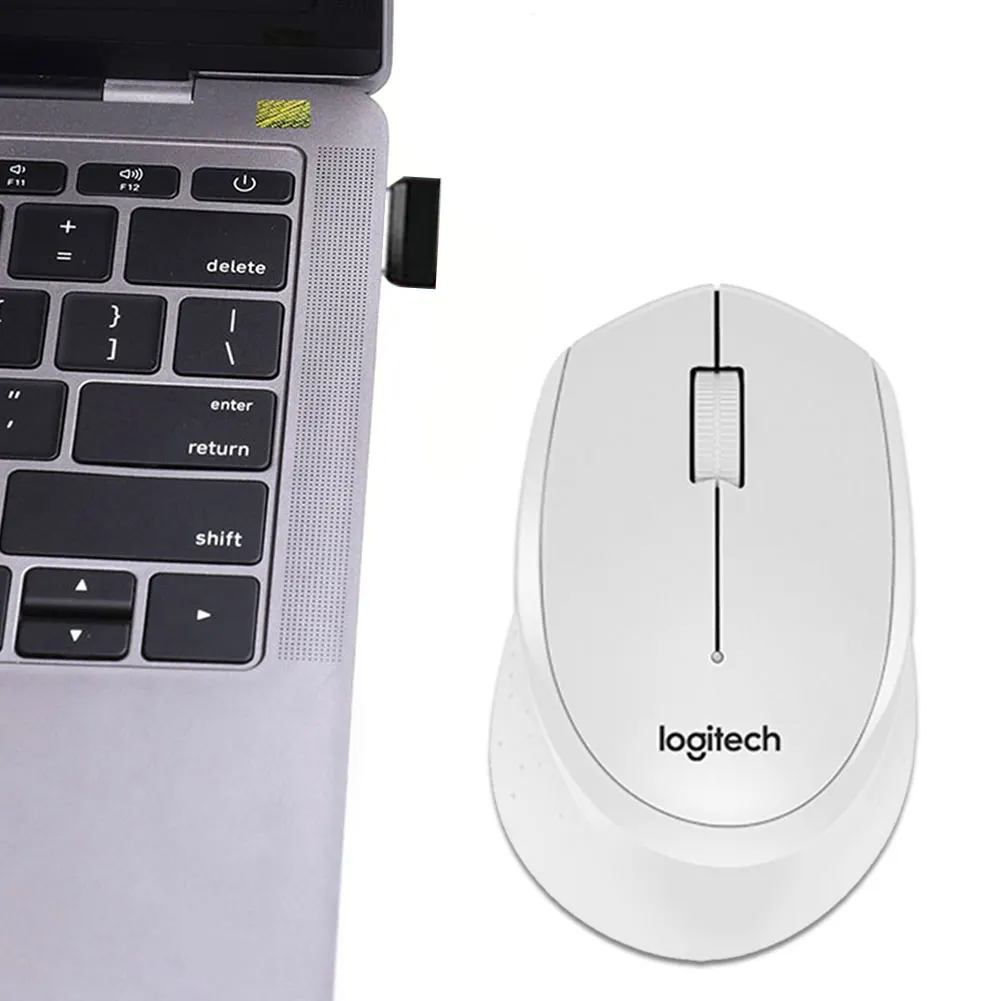 Logitech M330 Wireless 2.4GHz Silent Mouse with USB Receiver Optical Tracking Quiet & Lightweight for PC Mac Laptop Office wireless mouse,optical mouse
