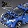 1/30 Subaru Forester SUV Alloy Car Model Diecast Metal Toy Off-road Vehicles Car Model Simulation Sound and Light Kids Toys Gift 5