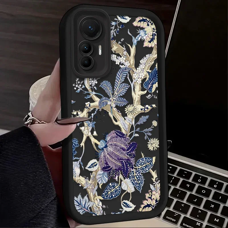 Chic Creative Floral Mushroom Phone Case