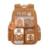 Capibara Student Schoolbag, Large-capacity Children Backpack.Girl Boy Kids Back To School Book Bags 2