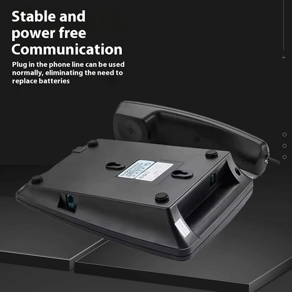 Corded Desk Phone with Caller ID Display