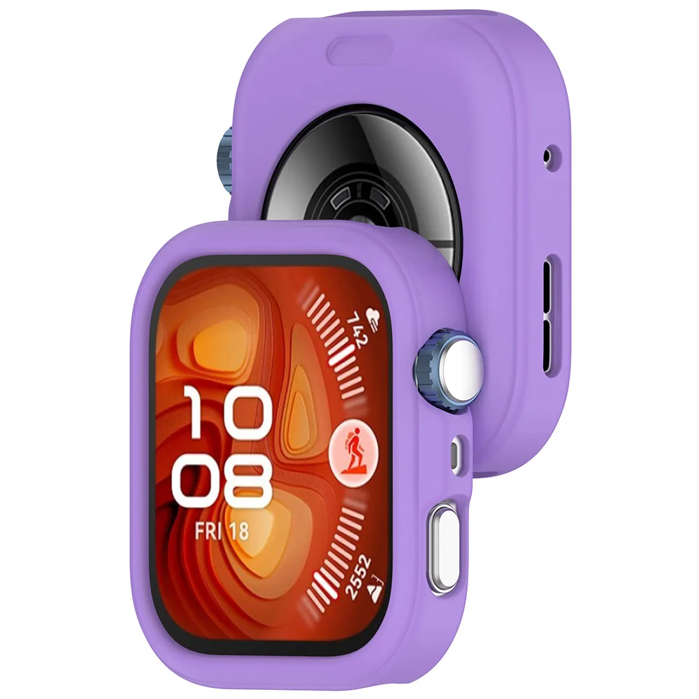 Durable Silicone Protective Case for Smartwatch with Screen Protector