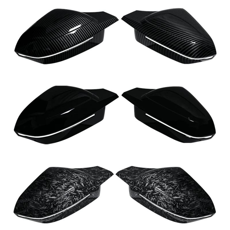 Sleek Black M Look Rearview Mirror Cap Wing Side Cover