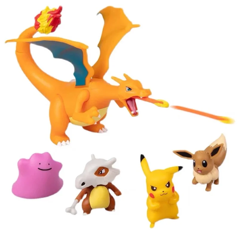 Pikachu, Charizard and Mewtwo Backpack 5-Piece Set