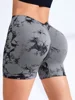 FITTOO Women V Back Shorts Cross High Waist Scrunch Butt Booty Leggings Workout Athletic Gym Cargo Bottoms Sexy Female Clothing 2