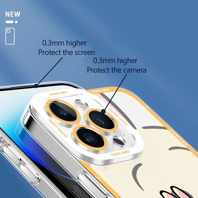 C-Chiikawas Clear Case for Samsung Galaxy S25 S24 S23 S22 S21 Ultra Plus S20 FE A73 5G A72 A71 4G A56 A55 A54 5G A52 Soft Cover 2