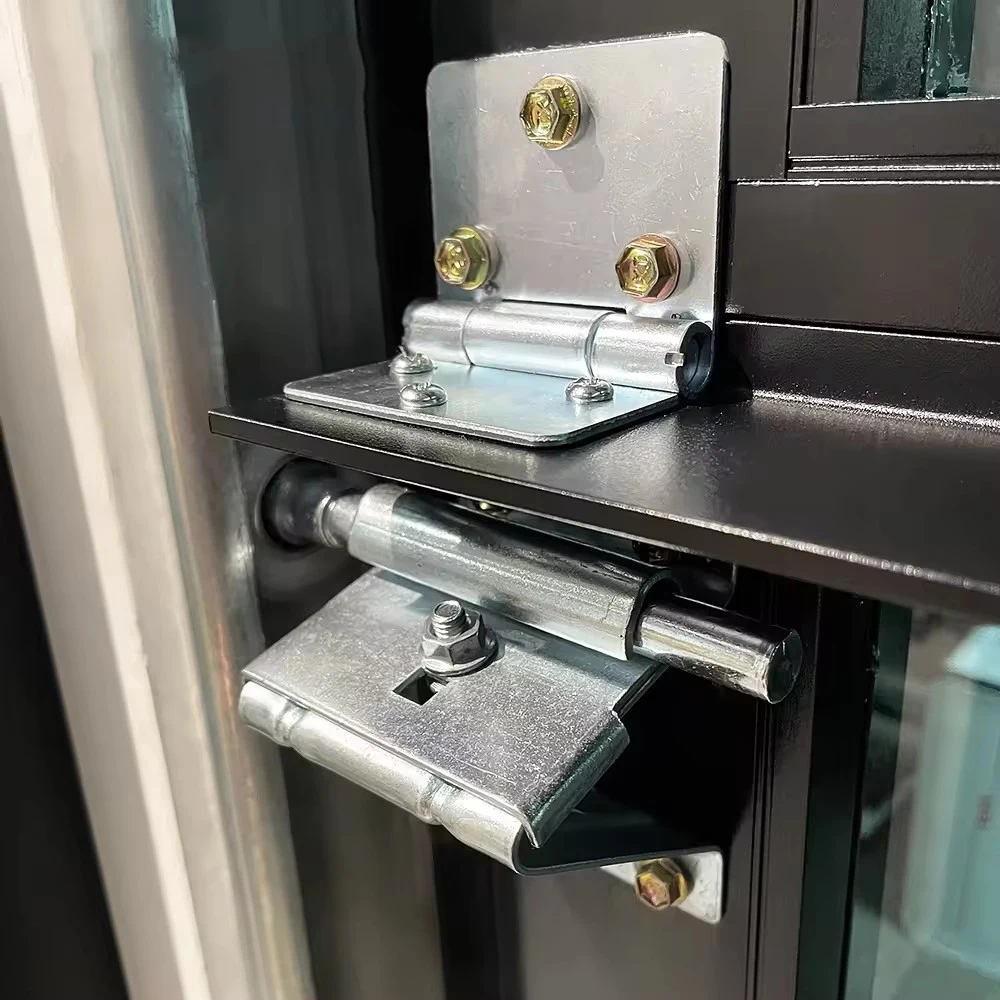Modern new aluminum alloy frosted glass garage door black glass automatic garage door villa modern