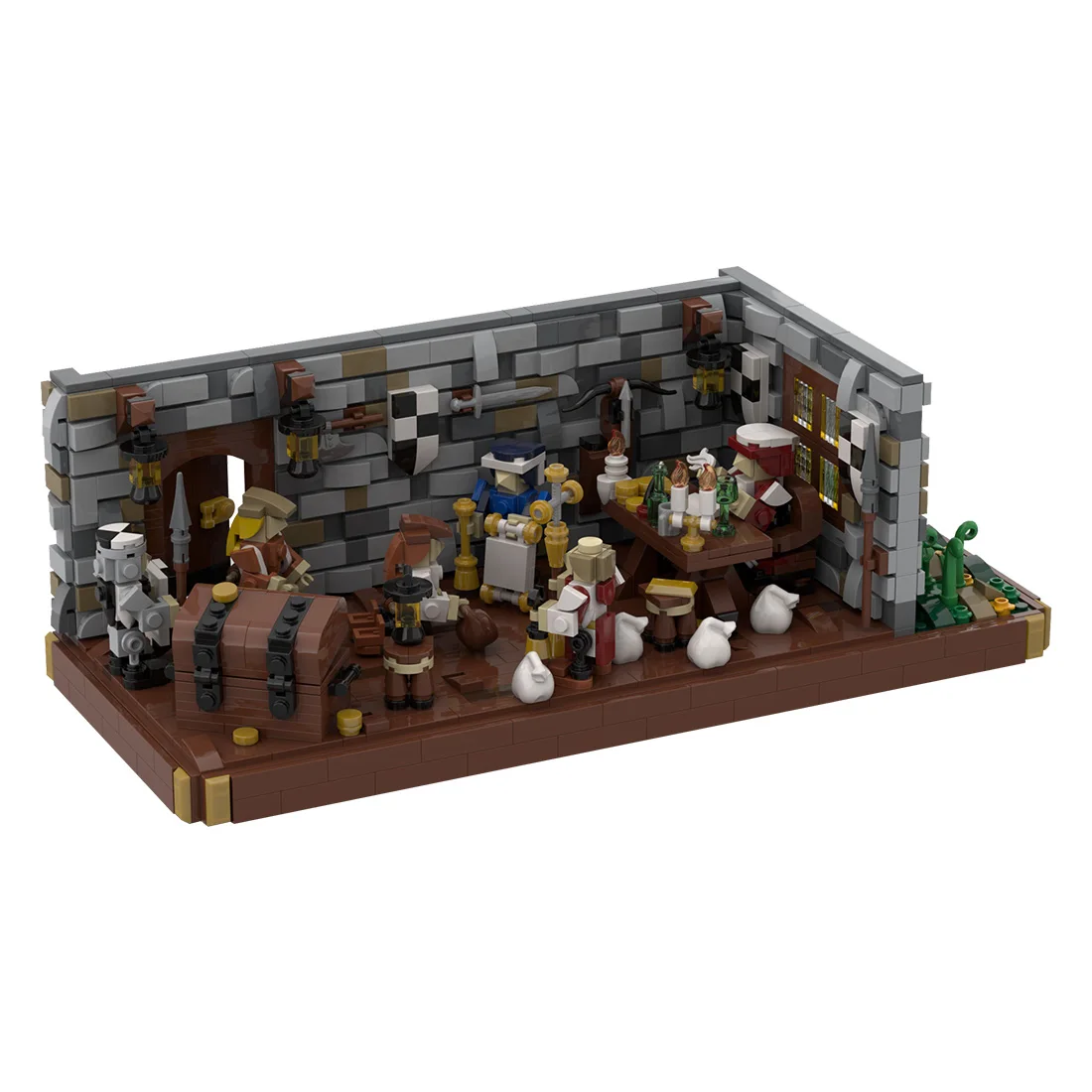 

Authorized MOC-108371 Medieval Taxes Paid To The Count And The Church Model Building Blocks Set (1430PCS)