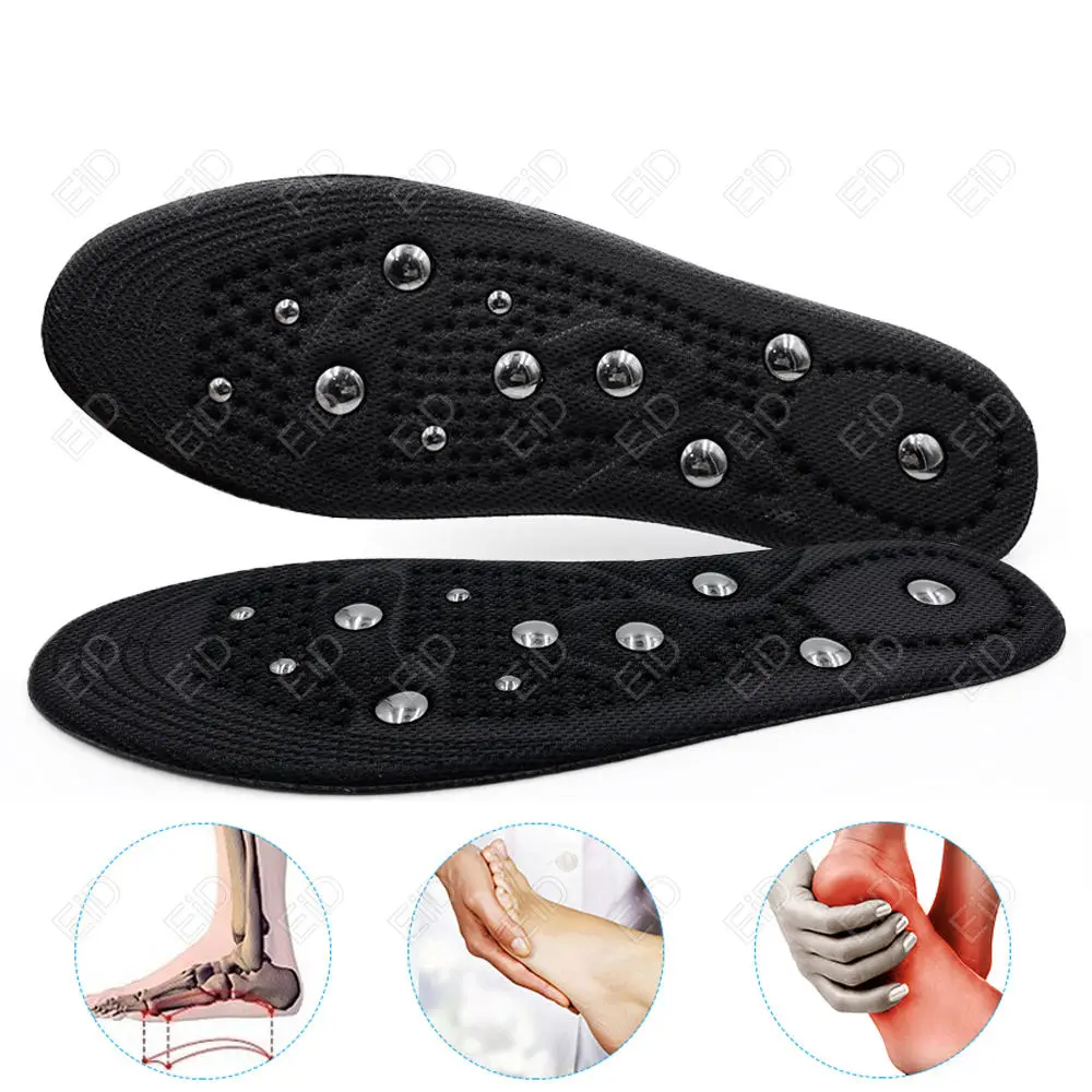  Ultradünne magnetische Akupressur-Einlegesohlen, Sport-Einlegesohlen, Akupunkt-Massage, Plantarfasziitis-Vorlage, orthopädische Einlegesohlen für Männer und Frauen – Detail 12