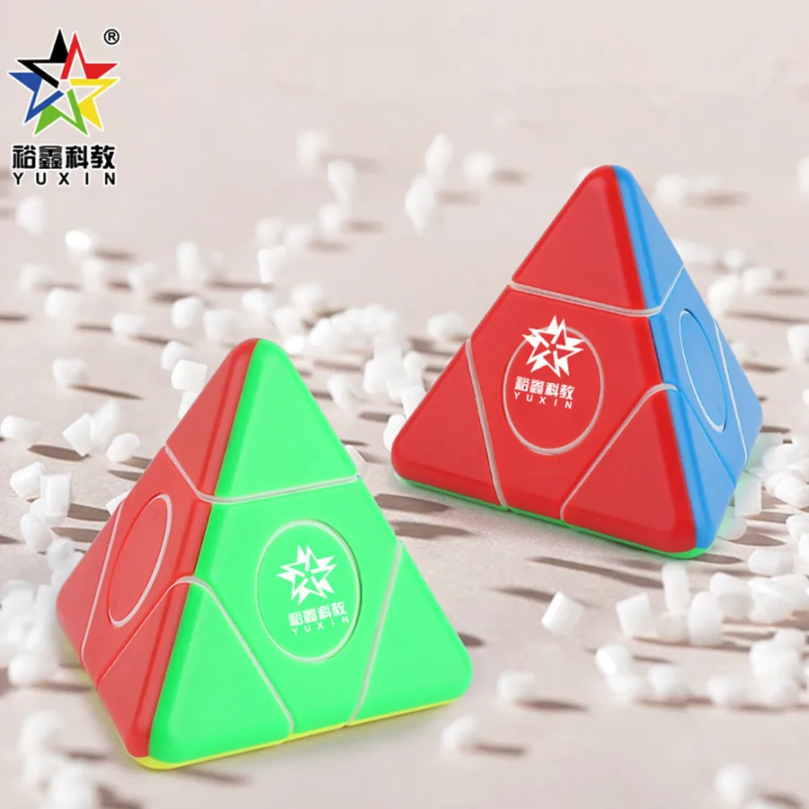 

Yuxin 2x2 Crazy Pyraminx Magic Cube Brain Teaser Puzzle Yuxin 2x2x2 Pyraminx Cubo Magico Educational Toy for Children Gift