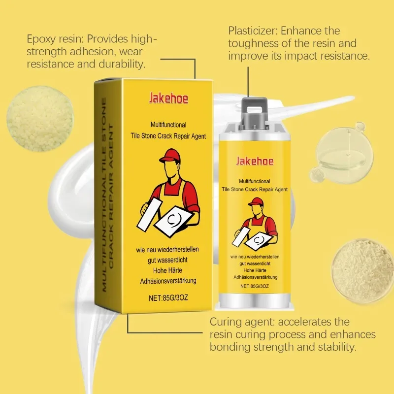 Crack Repair Adhesive Kit Multifunctional Household Adjustable Color Ceramic Tile Hole Glazed Marble Pit Floor Repairing Sealant