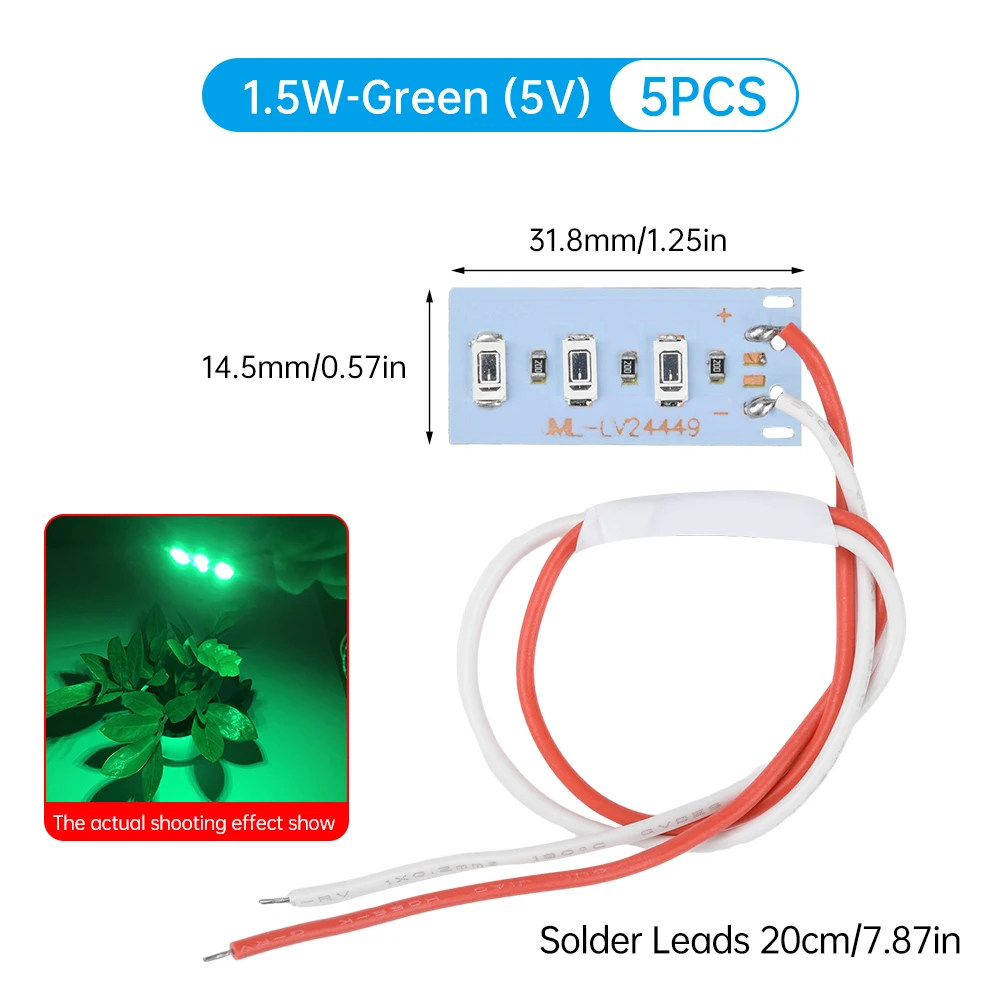 ตัวเลือกสินค้า LED 5730 5 ดวง สว่างสดใส หลากสี สไตล์มินิมอล