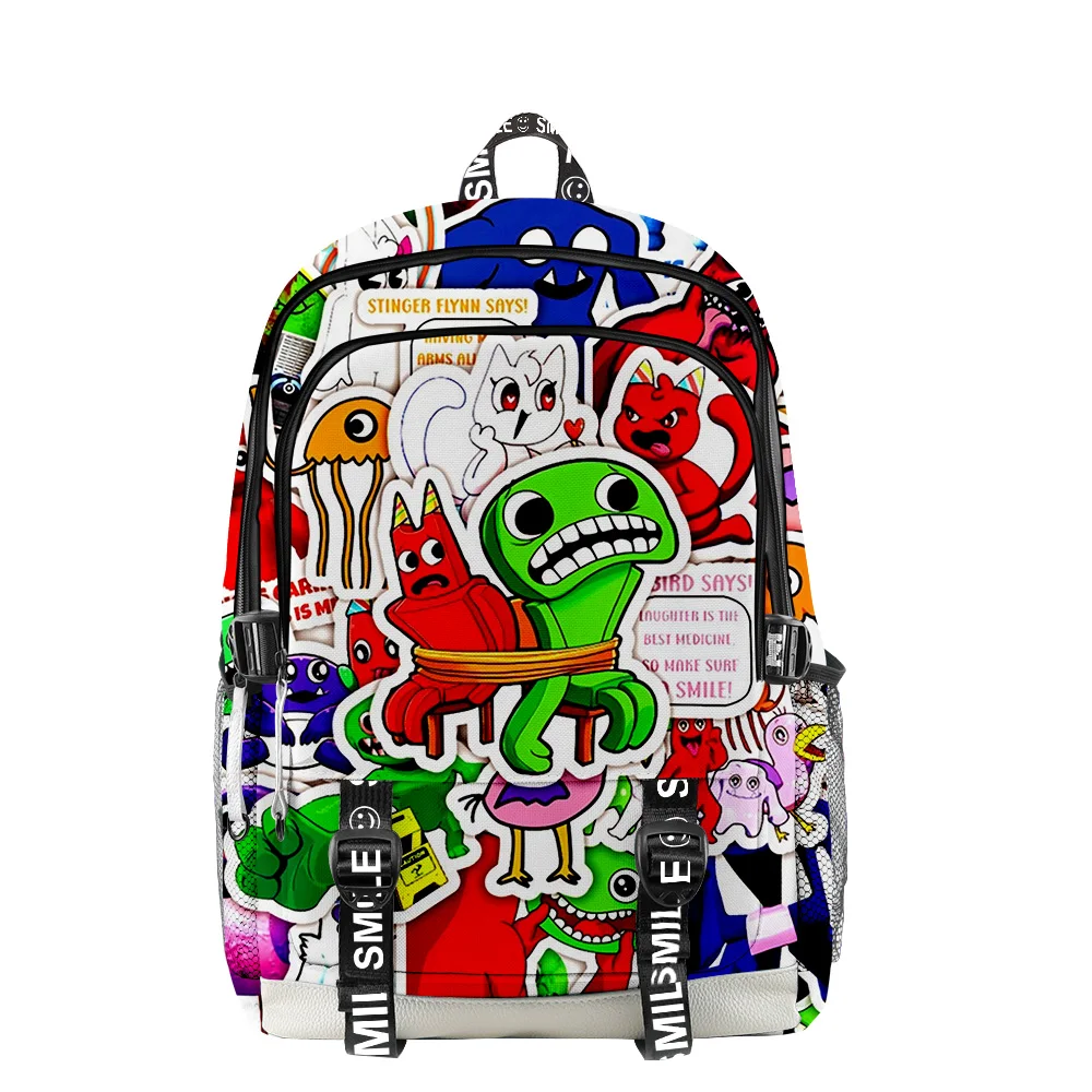 

Garten of Banban 2023 New Game Zipper Backpack School Bag Unique Daypack Traval Bag Oxford Cloth