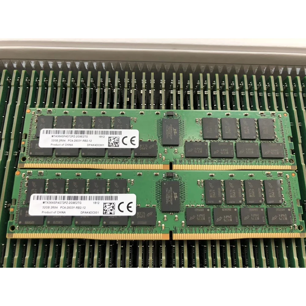 MT 메모리용 RAM 하이 퀄리티, 32GB, 32G, DDR4 PC4-2933Y 2933, 2RX4 REG ECC, 빠른 배송, 1 개
