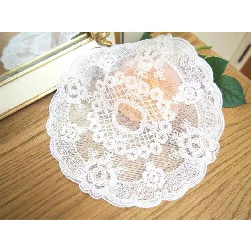 

Table mat dining table mats High Quality for Dining Table Embroidery Craft Placemat European Style Lace Insulation Plate Mat