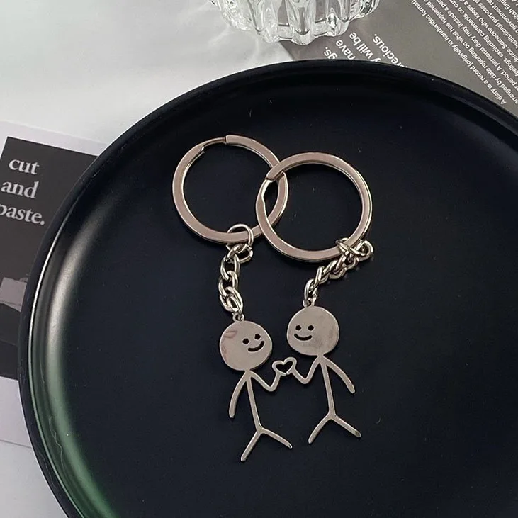 Забавный брелок Fuxk You, брелок для ключей со средним пальцем, милая трендовая школьная сумка, подвеска для ключей от машины, брелок в подарок для пар Забавный брелок Fuxk You, брелок для ключей со средним пальцем, милая трендовая школьная сумка, подвеска для ключей от машины, брелок в подарок для пар