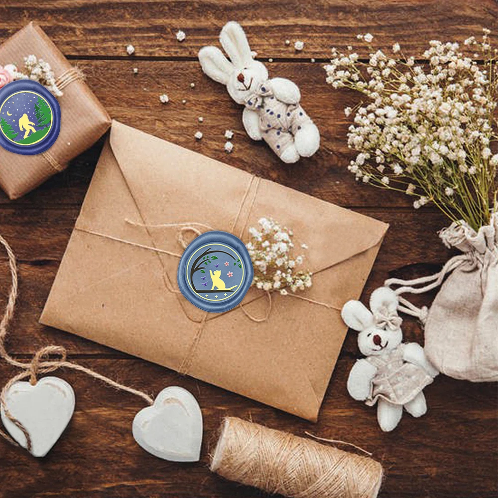 Dragon Polar Bear Butterfly Elephant Wax Seal Stamp DIY Craft Supplies Scrapbooking Christmas Wedding Invitation Decoration