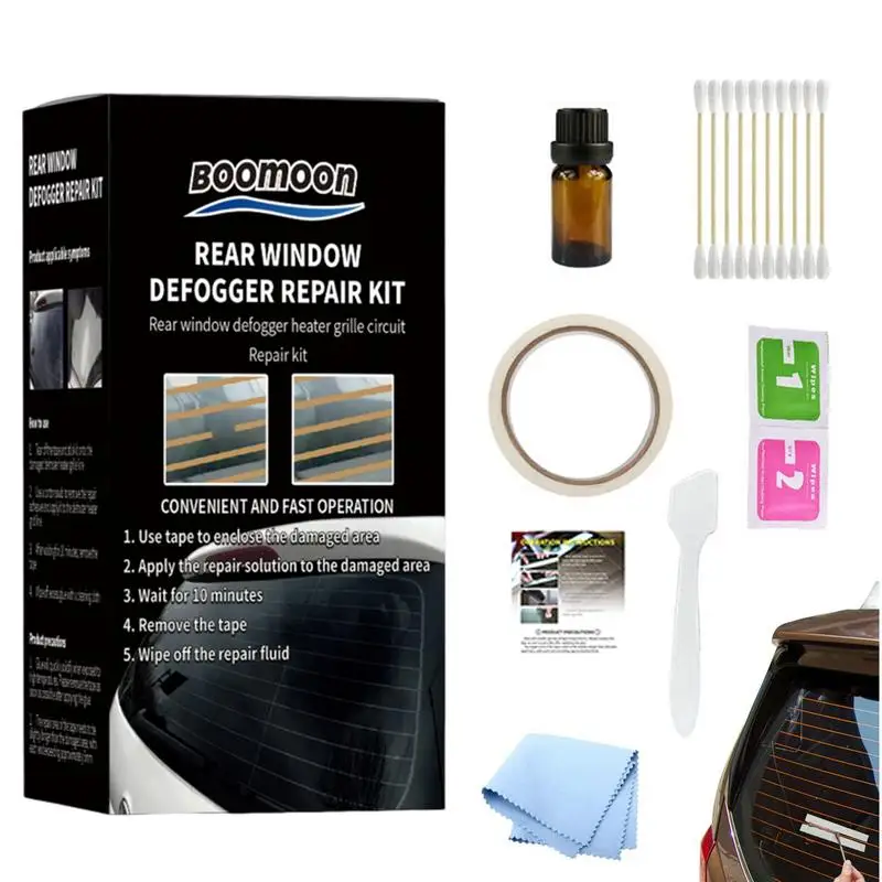 

Rear Window Defogger Repair Kit Long-Lasting Car Windshield Defroster Repair Kit Automotive Defogger Supplies For Off-Road