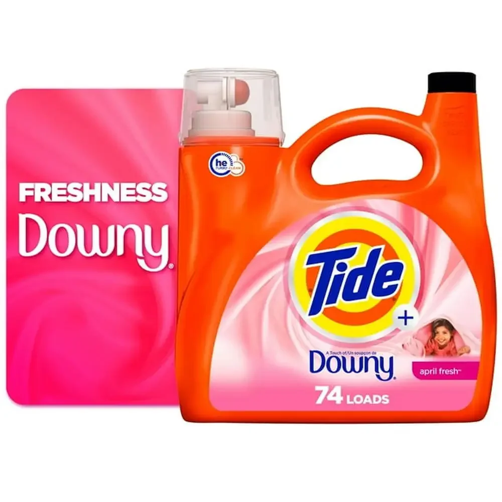 Tide Downy Liquid Laundry Detergent Concentrated 105 fl oz 74 loads