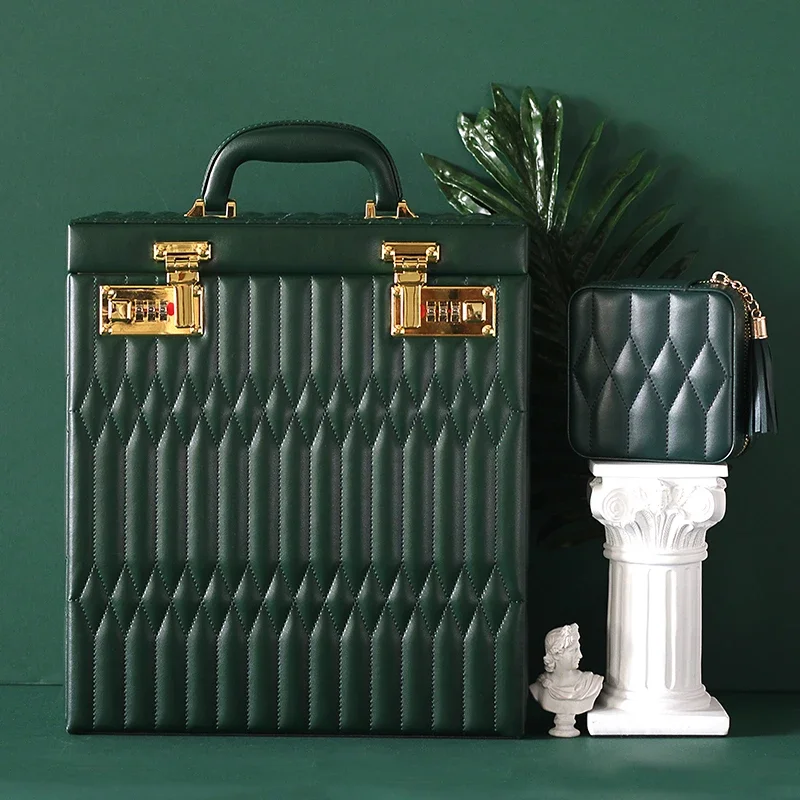 Luxury Jewelry Storage Box Large Capacity 360 Password Lock Large Capacity Multi Layer Jewelry Storage Box Watch Earrings Gift - Image 2
