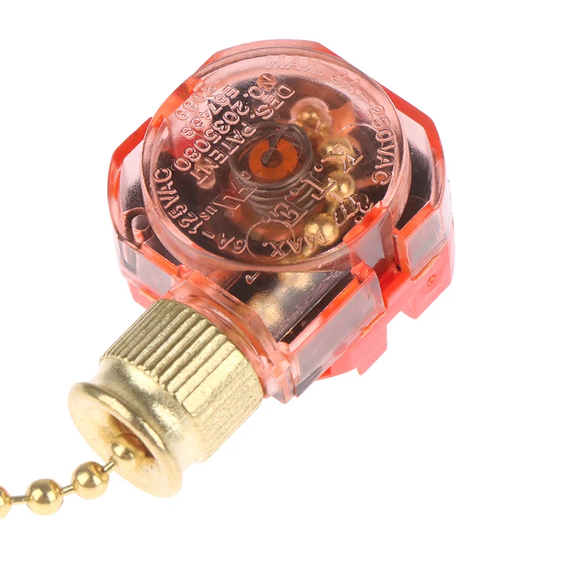 Description Picture 5 of itemCeiling Fan Switch 3 Speed 4 Wire Pull Wire Switch With Rope For DIY Accessories