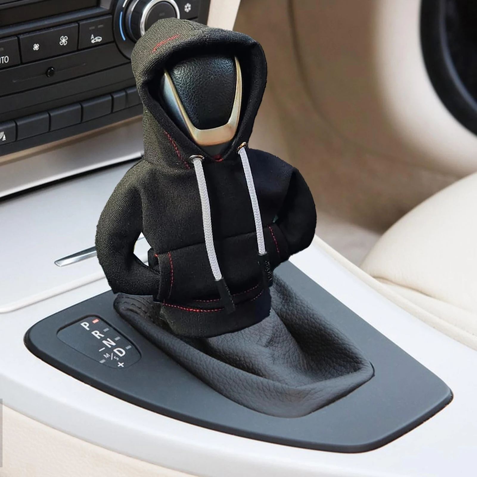 Car Shift Lever Hoodie Cover Fashion Auto Speed Lever Sweatshirt Warm Gear  Shift Collar Manual and Automatic Cars Knob Protector