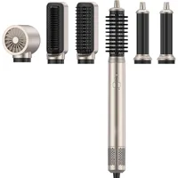 110,000 RPM High Speed 6 in1 Hair Dryer Brush Automatic Curling Iron Curler and Straightener Negative Ion Hot Air Comb Blowdryer 1