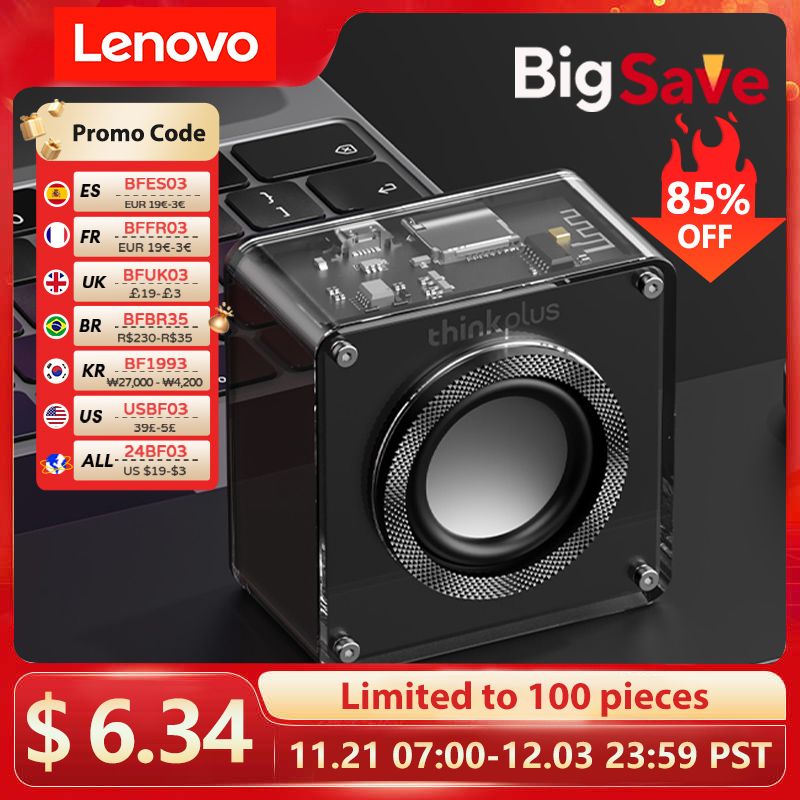 Original Lenovo TS50 Portable Loudspeaker True Wireless Bluetooth V5.4 High Power Home Theater Multifunctional Sport Sound box