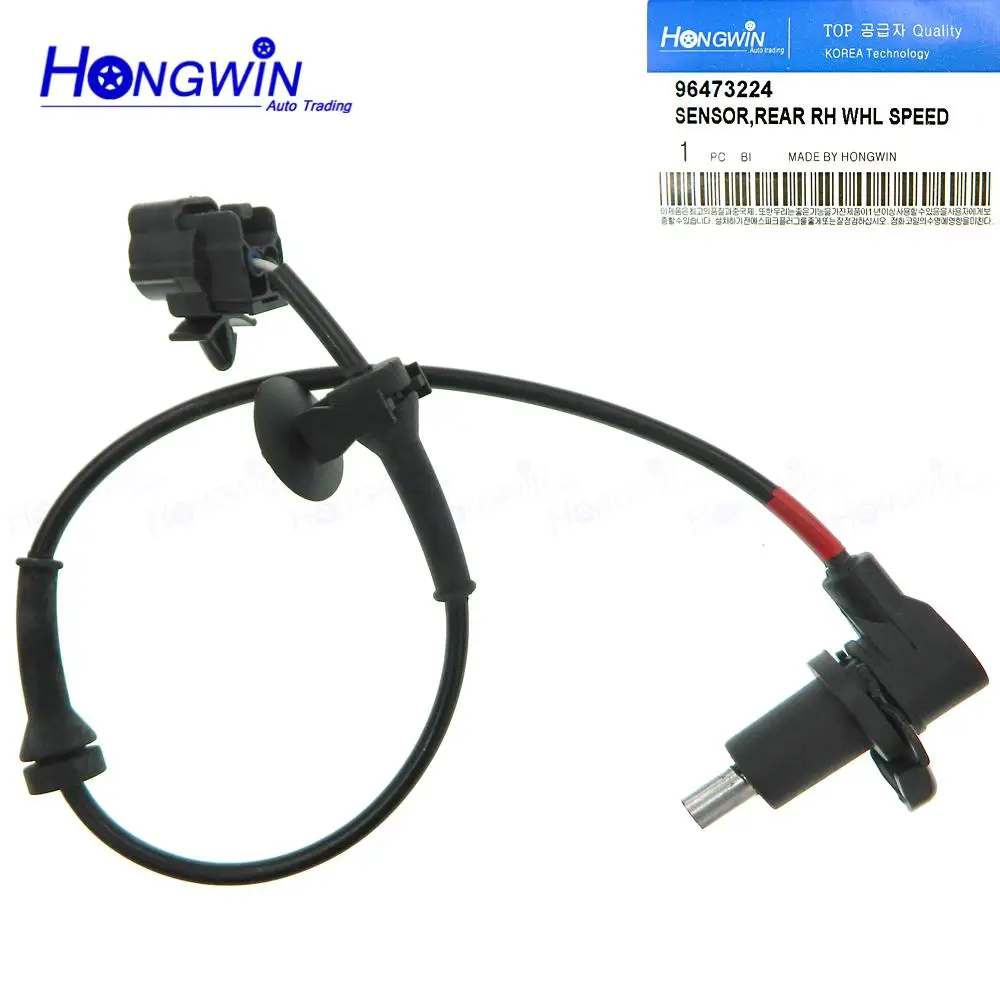 Rear L/R ABS Wheel Speed Sensor 96473223 96473224 For Chevrolet Aveo Aveo5 Kalos Daewoo Pontiac G3 Wave 1.2L 1.4L 1.6L 2004~2014