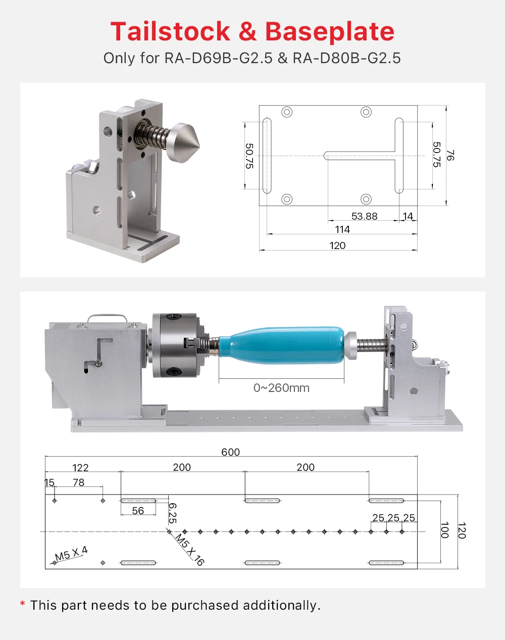 Ultrarayc Rotary Befestigung B Serie Gerät Leuchte Greifer Drei-Backenfutter Rotary Arbeitstisch für Laser Kennzeichnung Teile Maschine – Detail 11