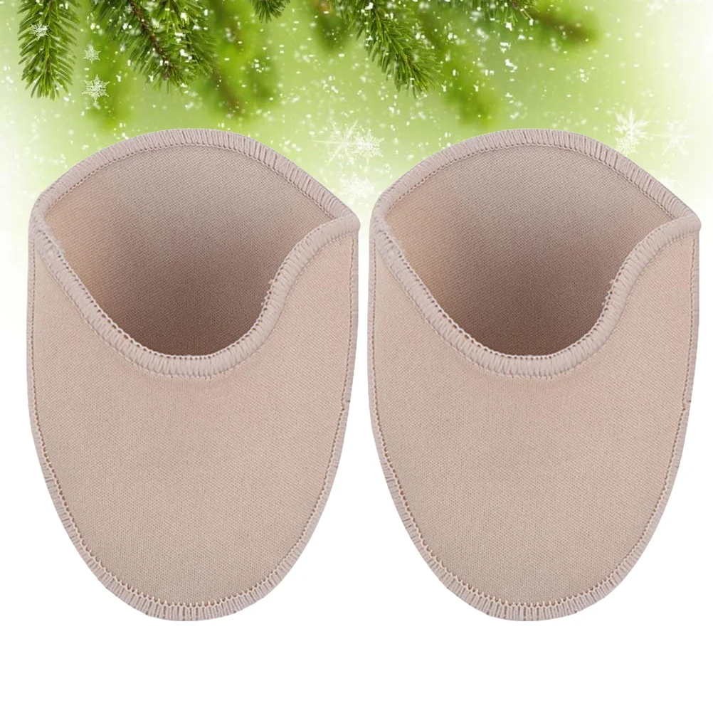 

Dancing Half Socks Elastic Toe Caps Foot Toe Covers Forefoot Guard for Belly Dance Gymnastics Ballet