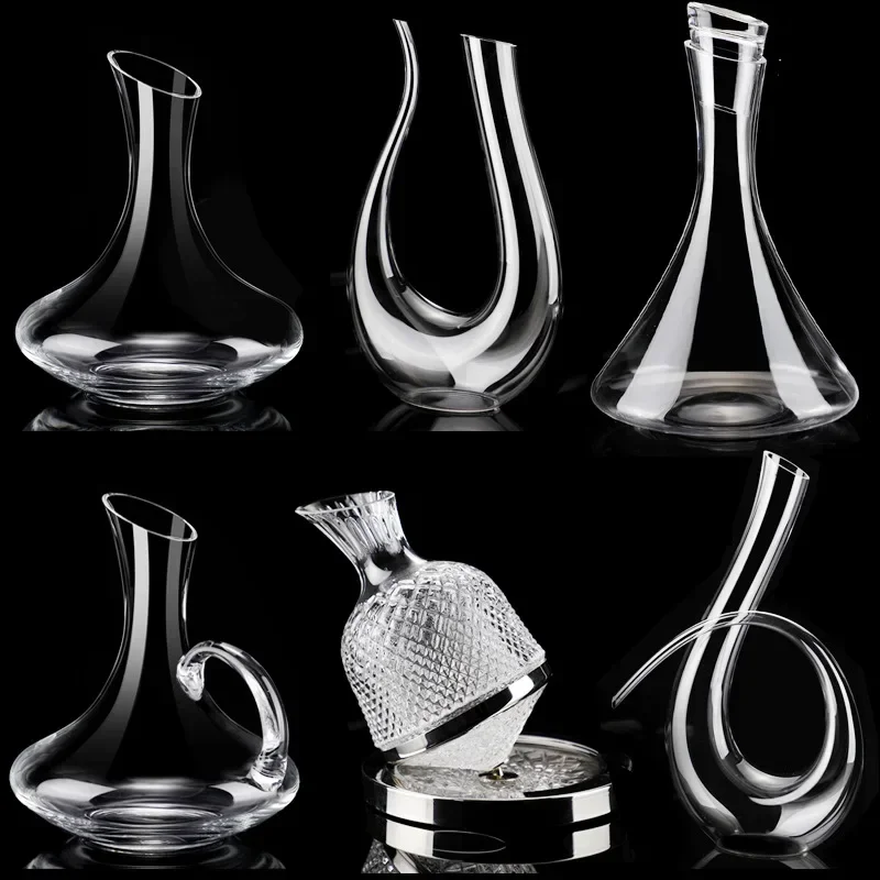 

Set Wine High-grade Jug Decanter Dispensereuropean Glass Personality Red Household Crystal