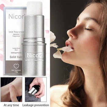 Profumo solido ai feromoni per donna e uomo, ideale per appuntamenti e uso quotidiano, regalo ideale, balsamo portatile rinfrescante, deodorante aromatico.