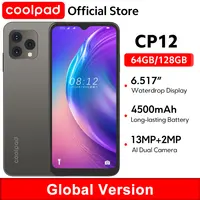 coolpad CP12 Smartphone 6.517" HD+ Waterdrop Display Octa Core Powerful Processor 13MP Main Camera 4500mAh Android 13 1