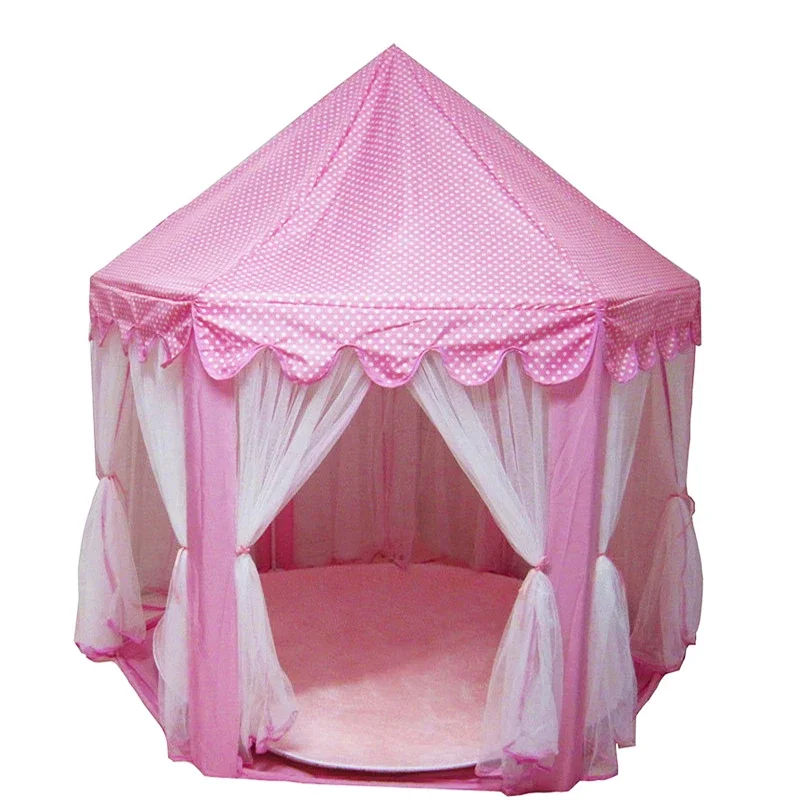 Kids Play House Game Tent Toys Ocean Ball Pool Portable Foldable Princess Castle Folding Tent Children Birthday Christmas Gifts