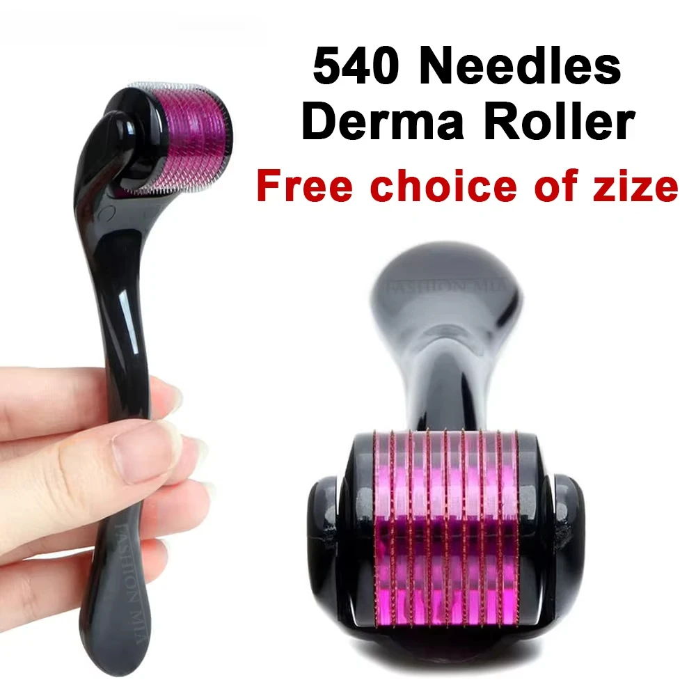Derma Roller 540 For Facial Skin Body Hair Growth Acne Wrinkle Red Blood Removal 0.2/0.25/0.3/0.5/0.75/1.0