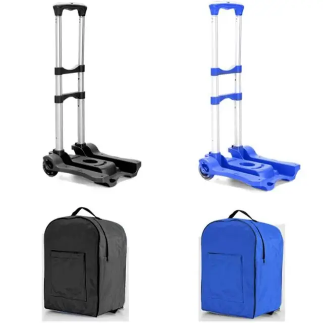 Összecsukható Kézzsákos Kerék Kocsi Teherautó -Kosár 40 Kg Nehéz Dividravel Poggyász Bevásárló Kosár Hordozható Otthoni Autó