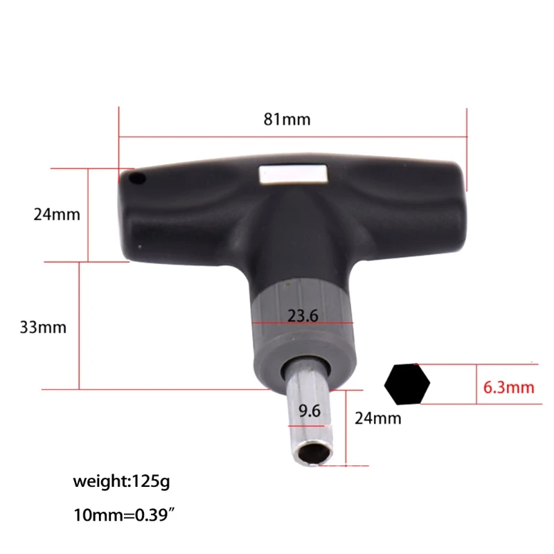 Chave de Torque Predefinida do Punho de 8nm 2.5nm t Segura e Rápida Hex Chave de Torque do Soquete Apropriada para o Bocal da Impressora 3d 1. - Imagem 4