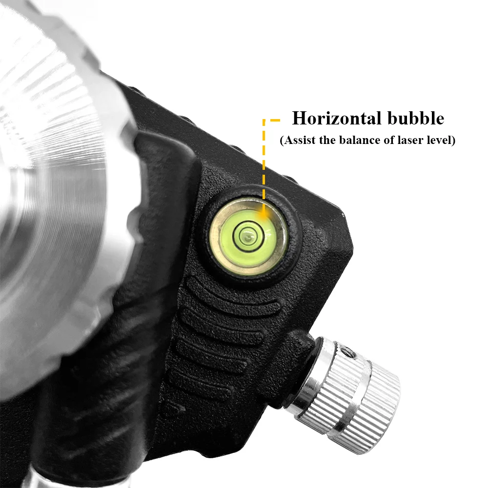Laser Level Tripod MaKeDa Adjustable Rotation Laser Level Metal Tripod Bracket 360 Rotation Base for 1/4 inch