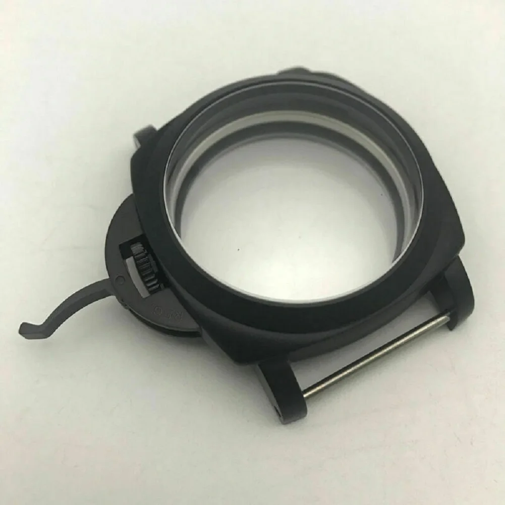 Shell Orologio In Acciaio Inox Da 45mm For ST36. Custodia For - Foto 8