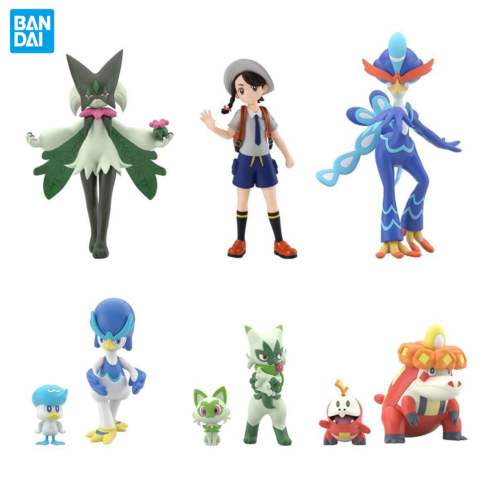 Pre-Order Bandai Pokemon Scale World Original Anime Pokemon Scarlet And Violet Scale World Parudea Region Action Figurin
