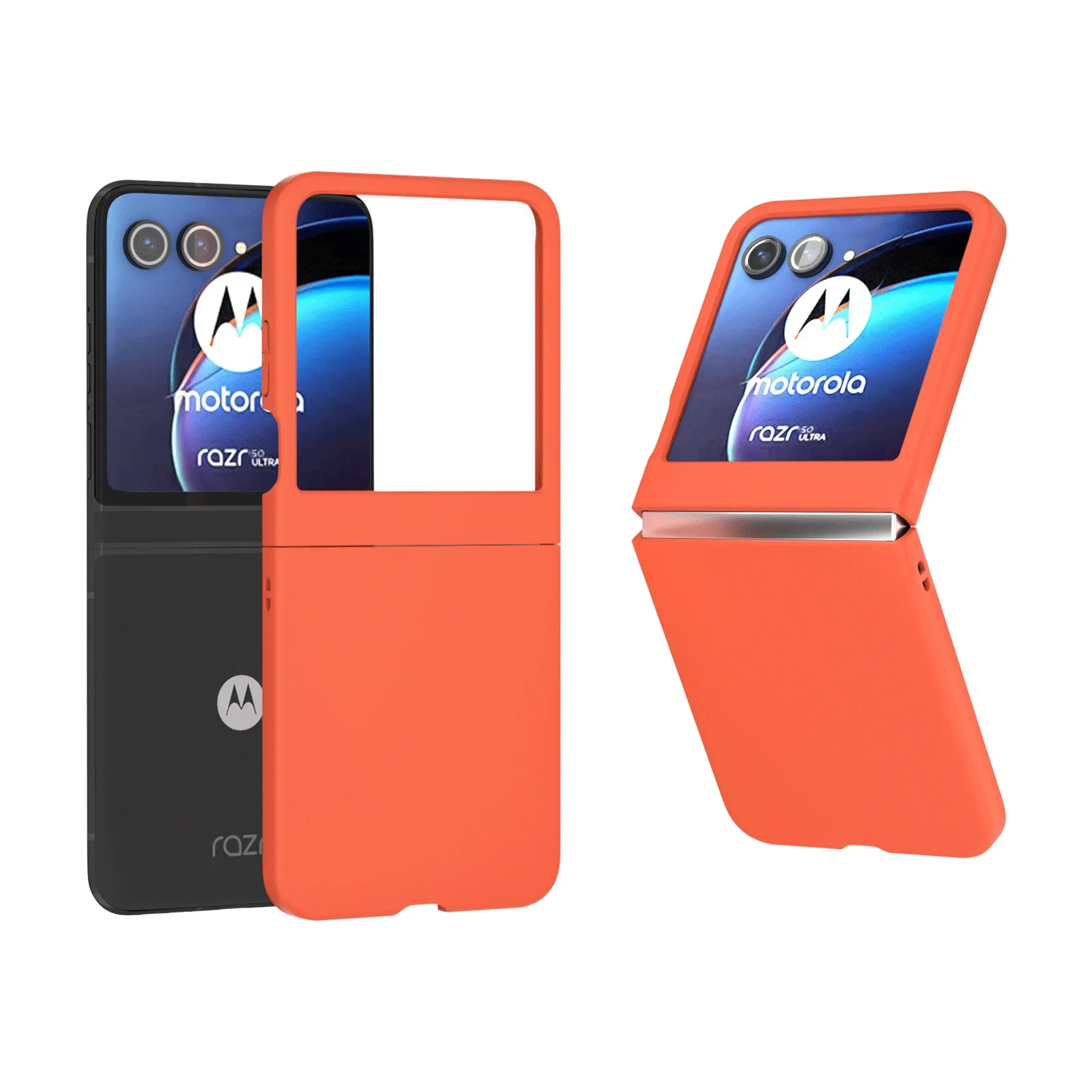 Ultrathin Skin Feel Candy Color Flip Case with Film Protection