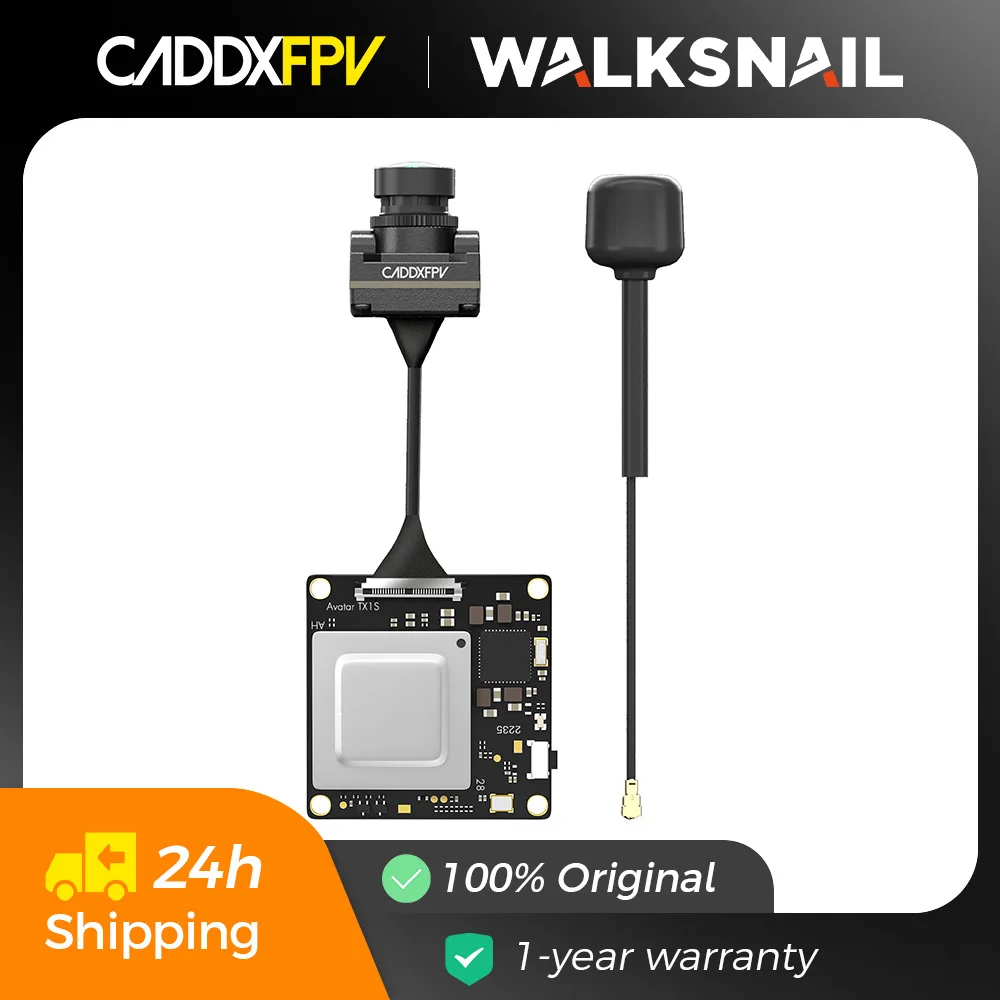 Caddx Walksnail Avatar HD Mini 1s Kit 1080P 60fps nanoCamera V3 VTX 8G Avatar Mini 1s Lite Kit Low Latency for FPV Racing Drone