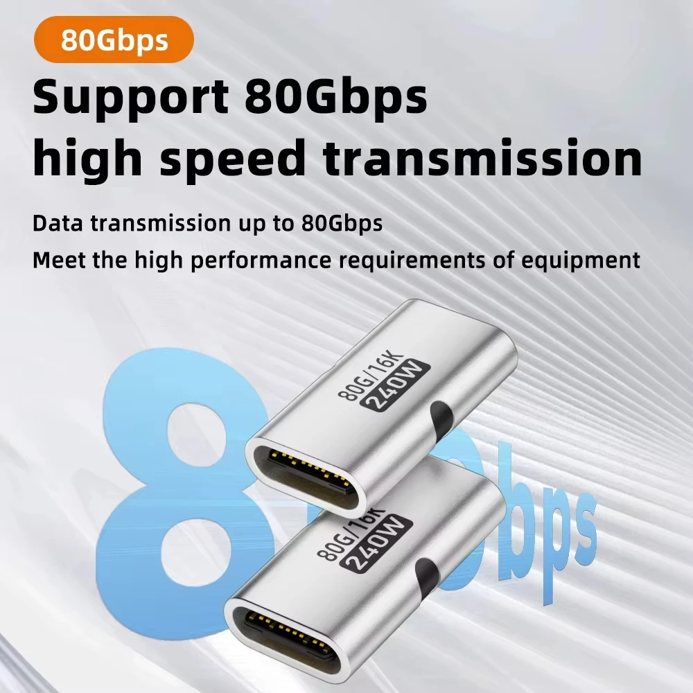 รูปสินค้า อะแดปเตอร์ USB4 80Gbps รองรับชาร์จเร็ว 240W