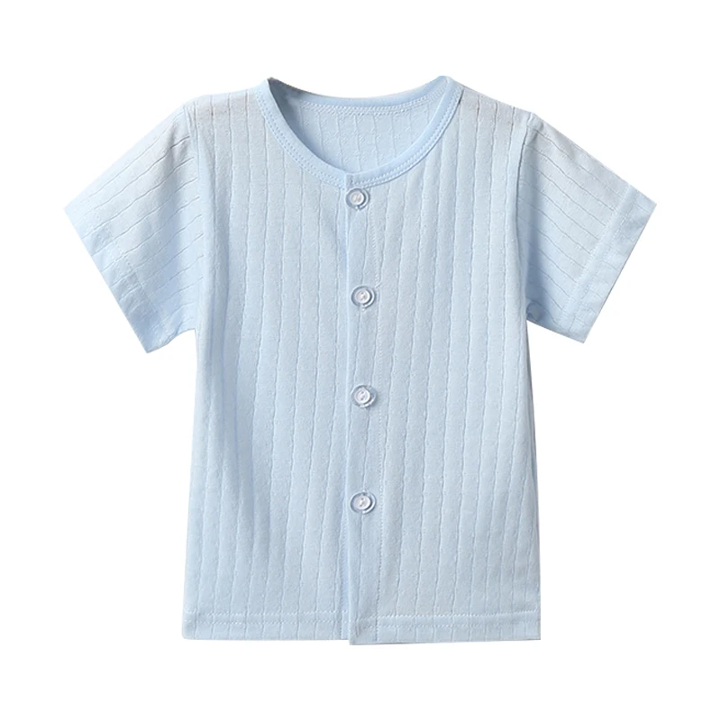 

Kids Clothes T Shirt Baby Girls And Boys Clothing Round Neck Short Sleeves Fashion Children T-shirt Pure Color Tees