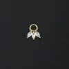 1pc Dangle Earrings For Women Zircon Crown Pendant Silver Color Stainless Steel Hoops Ear Cartilage Rook Piercing Jewelry CC193 6