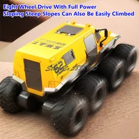 8-Wheel Drive All Terrain off Road Remote Control Truck 2.4G 2 To 1 360° Rotation Waterproof  Amphibious RC Truck Car Truck Toy 2