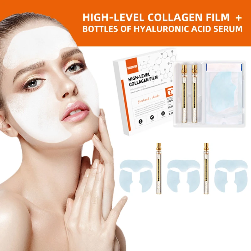 

Absorbable High-Level Collagen Film Essence Kit Anti-Wrinkle Face Protein Mask Filler Fade Fine Lines Moisturizing Skin Care Set