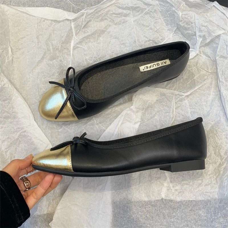 جديد فراشة عقدة النساء أحذية لوفر موضة الضحلة الان...