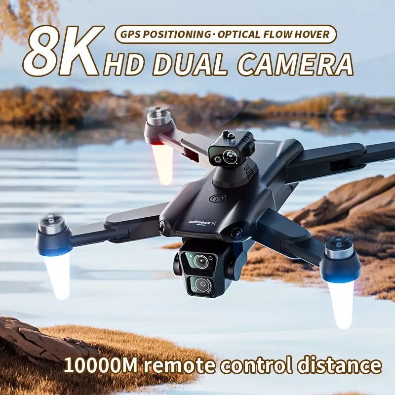 L900 PRO GPS 드론, 4K 듀얼 HD 카메라, 전문 항공 사진, 브러시리스 모터, 접이식 쿼드콥터, RC 거리 1200M 10 F14 GPS 전문 듀얼 카메라 드론 쿼드콥터, 브러시리스 항공 사진, 레이저 장애물 회피 RC 장난감, 신제품